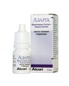 Brinzolamide, Timolol - Azarga eye drops, 5 ml missouri Pharmacy Online - missouri.buy-pharm.com