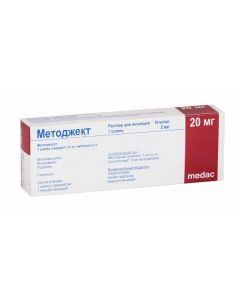 Methotrexate - Metojekt solution for p / leather. enter 50 mg / ml 0, 4 ml (20 mg) syringe 1 pc. missouri Pharmacy Online - missouri.buy-pharm.com