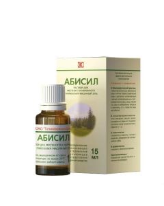 Siberian terpenes fir - Abisil oil solution 20%, 15 ml missouri Pharmacy Online - missouri.buy-pharm.com