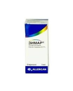 Gatifloxacin - Zimar eye drops 0.3%, 5 ml missouri Pharmacy Online - missouri.buy-pharm.com