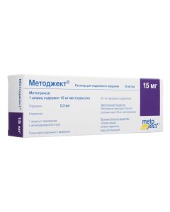 Methotrexate - Methododekt solution for p / leather. enter 50 mg / ml 0.3 ml (15 mg) syringe 1 pc. missouri Pharmacy Online - missouri.buy-pharm.com