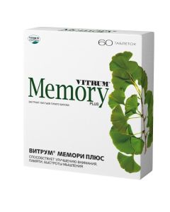Polyvytamyn - Vitrum Memori Plus tablets 60 pcs. missouri Pharmacy Online - missouri.buy-pharm.com