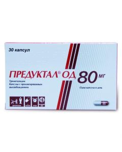 Trimetazidine - Preductal OD capsules with prolonged release. 80 mg 30 pcs. missouri Pharmacy Online - missouri.buy-pharm.com