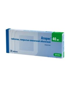 Atorvastatin - Atoris tablets 40 mg, 30 pcs. missouri Pharmacy Online - missouri.buy-pharm.com