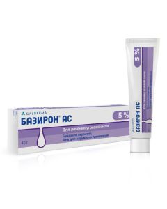 Benzoyl peroxide - Baziron AC gel 5%, 40 g missouri Pharmacy Online - missouri.buy-pharm.com