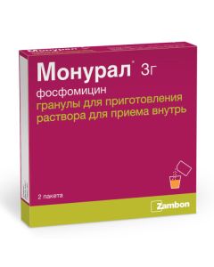 fosfomycin - Monural granules for solution for oral administration 3 g sachets 2 pcs. missouri Pharmacy Online - missouri.buy-pharm.com