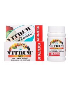 Polyvytamyn , Minerals - Vitrum Plus tablets 60 pcs. missouri Pharmacy Online - missouri.buy-pharm.com
