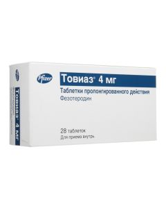 Fezoterodyn - Tovias long-acting tablets 4 mg 28 pcs. missouri Pharmacy Online - missouri.buy-pharm.com
