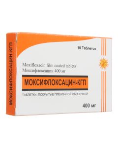 Moxifloxacin - Moxifloxacin-KGP tablets coated.pl.ob. 400 mg 10 pcs. missouri Pharmacy Online - missouri.buy-pharm.com