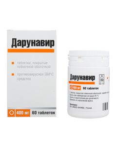 Darunavyr - Darunavir tablets coated.pl.ob. 400 mg 60 pcs. missouri Pharmacy Online - missouri.buy-pharm.com