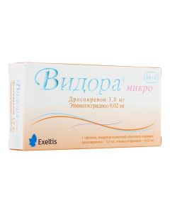 Drospyrenon, ethinyl estradiol - Vidora micro tablets are covered.pl.ob. 3 mg + 0.02 mg 24 + 4 pcs. missouri Pharmacy Online - missouri.buy-pharm.com