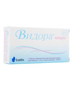 Drospyrenon, ethinyl estradiol - Vidora micro tablets coated.pl.ob. 3 mg + 0.02 mg 21 + 7 pcs. missouri Pharmacy Online - missouri.buy-pharm.com