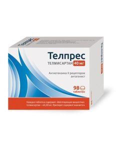 telmisartan - Telpres tablets 40 mg 98 pcs. missouri Pharmacy Online - missouri.buy-pharm.com