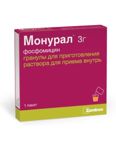 fosfomycin - Monural granules for solution for oral administration 3 g sachets 1 pc. missouri Pharmacy Online - missouri.buy-pharm.com
