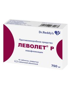 Levofloxacin - Levolet P tablets are covered. 750 mg 10 pcs. missouri Pharmacy Online - missouri.buy-pharm.com