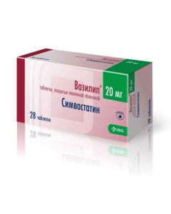 simvastatin - Vasilip tablets 20 mg, 28 pcs. missouri Pharmacy Online - missouri.buy-pharm.com