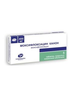 Moxifloxacin - Moxifloxacin Canon tablets coated.pl.ob. 400 mg 5 pcs. missouri Pharmacy Online - missouri.buy-pharm.com