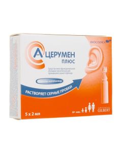 TEM-kokoylhydrolyzyrovann y collagen, Cocobetaine, PEG 120-methylglucososodiolate - A-Tserumen Plus ear drops 2ml dropper bottles 5 pcs. missouri Pharmacy Online - missouri.buy-pharm.com