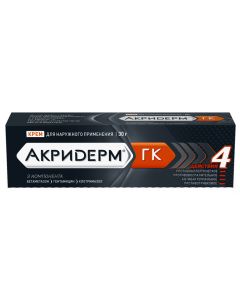 betamethasone, gentamicin, clotrimazole - Akriderm Genta ointment, 30 g p1d65f40 cream p40sf40f40. 064%, 15 g missouri Pharmacy Online - missouri.buy-pharm.com