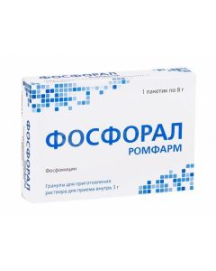 fosfomycin - Phosphoral Rompharm granules d / pr.r-ra for oral administration 3 g sachets 1 pc. missouri Pharmacy Online - missouri.buy-pharm.com