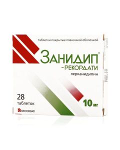 Lerkanydypyn - Zanidip-Recordati tablets 10 mg, 28 pcs. missouri Pharmacy Online - missouri.buy-pharm.com