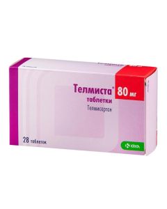Telmysartan - Telmista tablets 80 mg 28 pcs. missouri Pharmacy Online - missouri.buy-pharm.com
