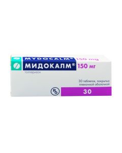 Tolperisone - Midokalm tablets 150 mg, 30 pcs. missouri Pharmacy Online - missouri.buy-pharm.com