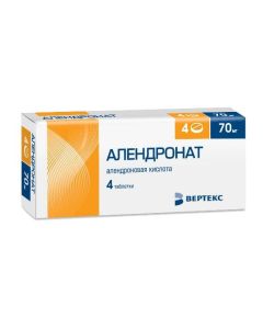 Alendronovaya acid - Alendronate tablets 70 mg, 4 pcs. missouri Pharmacy Online - missouri.buy-pharm.com