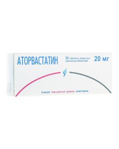 Atorvastatin - atorvastatin tablets coated. 20 mg film 30 pcs. pack missouri Pharmacy Online - missouri.buy-pharm.com