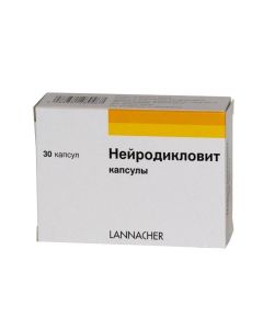 Diclofenac sodium, thiamine, pyridoxine, tsianokobalamina - Neurodiclovit modified-release capsules 30 pcs missouri Pharmacy Online - missouri.buy-pharm.com