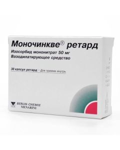 isosormissourie mononitrate - Monochinque retard capsules retard 50 mg, 30 pcs. missouri Pharmacy Online - missouri.buy-pharm.com