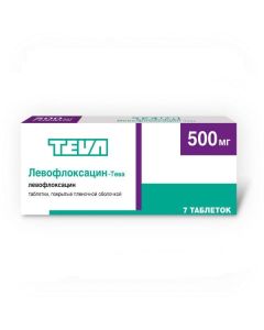 levofloxacin - Levofloxacin-Teva tablets coated.pl.ob. 500 mg 7 pcs. missouri Pharmacy Online - missouri.buy-pharm.com