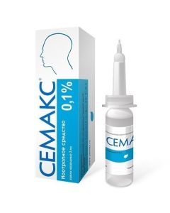 Metyonyl-hlutamyl-hystydyl-fenylalanyl-shed-hlytsyl-proline - Semax nasal drops 0.1%, 3 ml missouri Pharmacy Online - missouri.buy-pharm.com