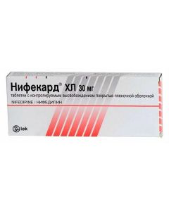 Nifedipine - Nifecard HL tablets with mod.vysh.pokryt.plen.ob. 30 mg 60 pcs. missouri Pharmacy Online - missouri.buy-pharm.com