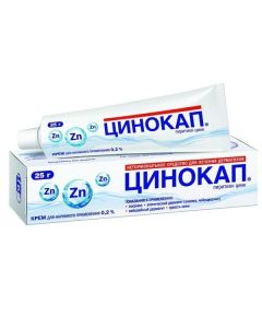 Pyrytyon zinc - Tsinokap cream 0.2%, 25 g missouri Pharmacy Online - missouri.buy-pharm.com