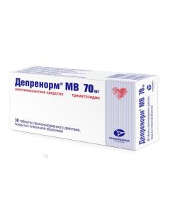 trimethazidine - Deprenorm MV tablets coated.pl.ob. prolong. 70 mg 30 pcs. missouri Pharmacy Online - missouri.buy-pharm.com