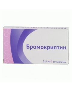 Bromocriptine - Bromocriptine tablets 2.5 mg, 30 pcs. missouri Pharmacy Online - missouri.buy-pharm.com