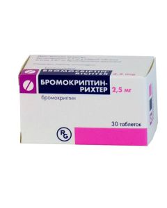 Bromocriptine - Bromocriptine tablets 2.5 mg, 30 pcs. missouri Pharmacy Online - missouri.buy-pharm.com