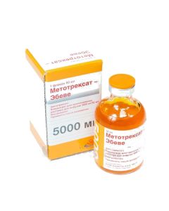 Methotrexate - Methotrexate-Ebeve concentrate for solution for infusions 5000 mg / 50 ml vials 50 ml 1 pc. missouri Pharmacy Online - missouri.buy-pharm.com