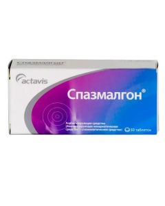 enon, fenpiverin bromide - Spazmalgon tablets 50 pcs. missouri Pharmacy Online - missouri.buy-pharm.com