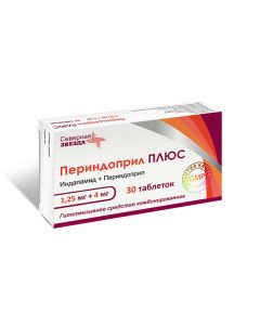 indapamide, Perindopril - Perindopril PLUS tablets 1.25 mg + 4 mg 30 pcs. missouri Pharmacy Online - missouri.buy-pharm.com