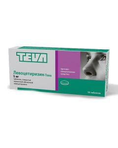 Levocetirizine - Levocetirizine-Teva tablets coated captive. 5 mg sheath 10 pcs. missouri Pharmacy Online - missouri.buy-pharm.com