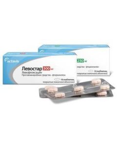 Levofloxacin - Levostar tablets coated.pl.ob. 500 mg 10 pcs. missouri Pharmacy Online - missouri.buy-pharm.com