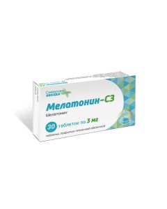 Melatonin - Melatonin-SZ tablets coatedlife captivity. about. 3 mg 30 pcs. missouri Pharmacy Online - missouri.buy-pharm.com