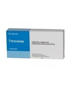 Topyramat - Topsaver tablets coated.pl.ob. 25 mg 28 pcs. missouri Pharmacy Online - missouri.buy-pharm.com