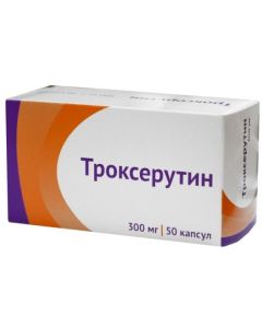 Troxerutin - Troxerutin capsules 300 mg, 50 pcs. missouri Pharmacy Online - missouri.buy-pharm.com