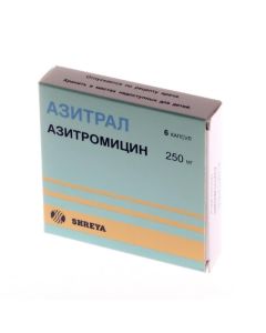 Azithromycin - Azitral capsules 250 mg, 6 pcs. missouri Pharmacy Online - missouri.buy-pharm.com