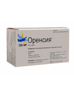 Abatatsept - Orencia lyophilisate for solution for infusion 250 mg bottle 1 pc. complete with syringe missouri Pharmacy Online - missouri.buy-pharm.com