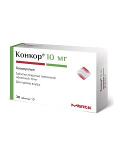 bisoprolol - Concor tablets are coated. 10 mg 30 pcs. missouri Pharmacy Online - missouri.buy-pharm.com