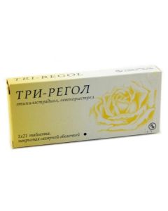 ethinyl estradiol, Levonorgestrel - Tri-regol tablets, 21 pcs. missouri Pharmacy Online - missouri.buy-pharm.com